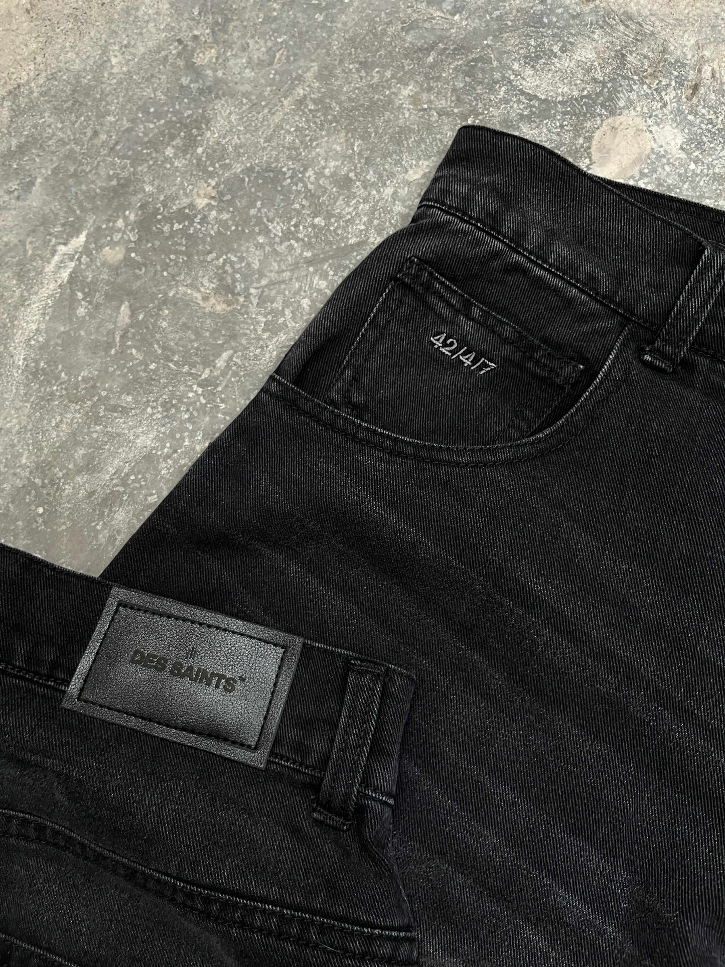 Blanc Noir - Baggy Wide Jeans