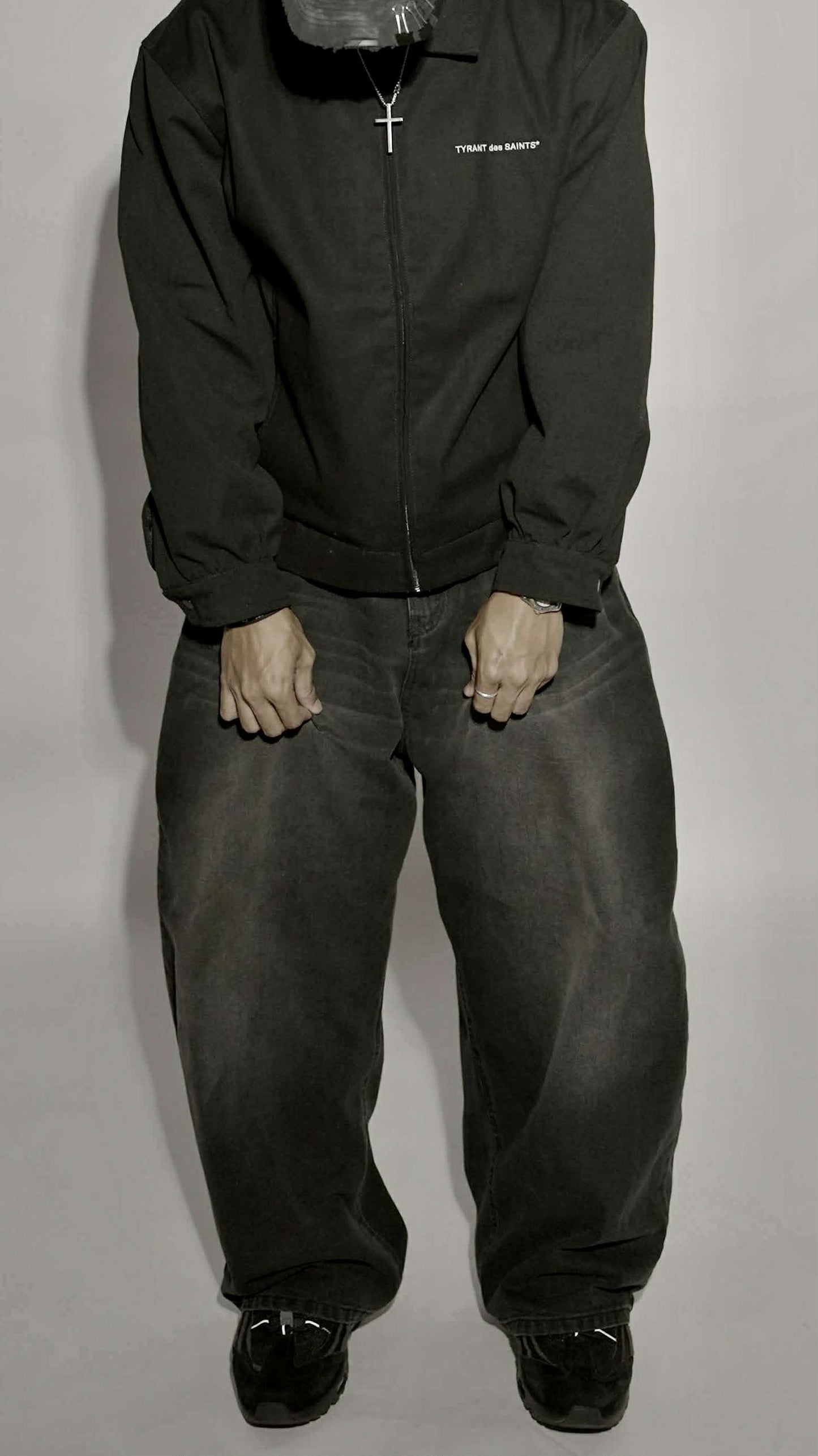 Blanc Noir - Baggy Wide Jeans